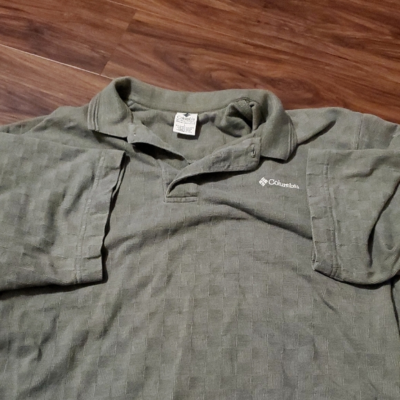 Columbia Men's Green Polo Golf Shirt - Picture 4 of 7